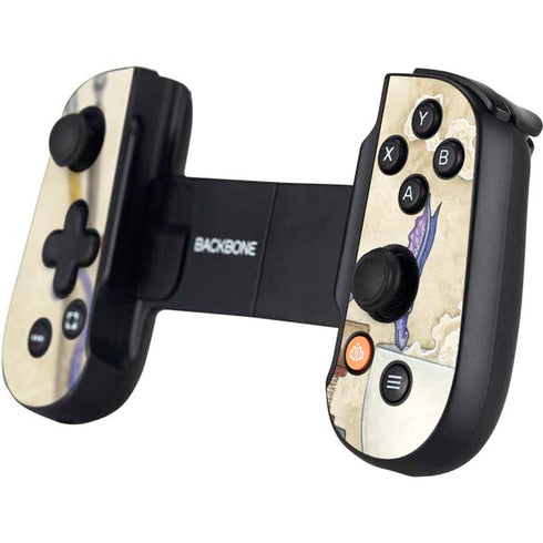 Whats in Here Coffee Dragon by Amy Brown Backbone One for iPhone Game Controller Skin