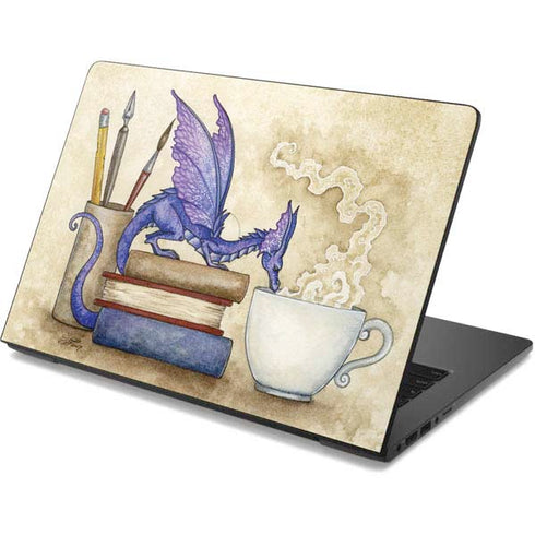 Amy Brown Whats in Here Coffee Dragon Dell Chromebook Skin