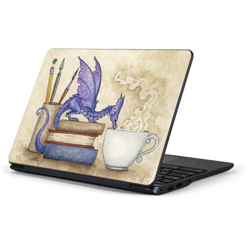 Amy Brown Whats in Here Coffee Dragon Samsung Chromebook Skin