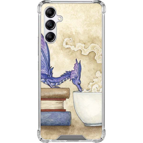 Whats in Here Coffee Dragon by Amy Brown Galaxy A15 5G Clear Case