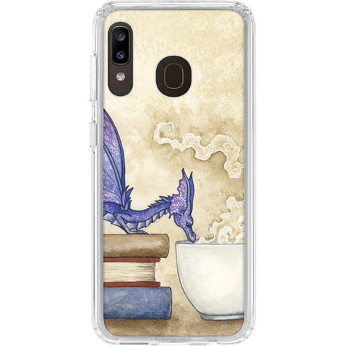 Amy Brown Whats in Here Coffee Dragon Galaxy A20 Clear Case