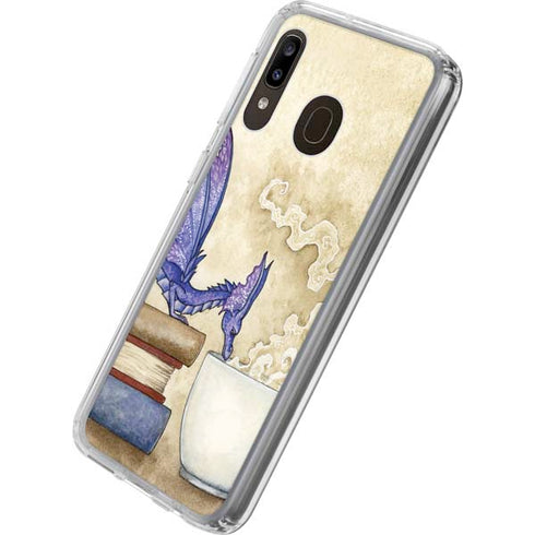 Amy Brown Whats in Here Coffee Dragon Galaxy A20 Clear Case