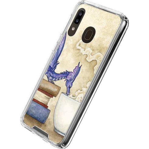 Amy Brown Whats in Here Coffee Dragon Galaxy A30 Clear Case