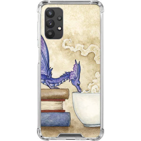 Amy Brown Whats in Here Coffee Dragon Galaxy A32 5G Clear Case