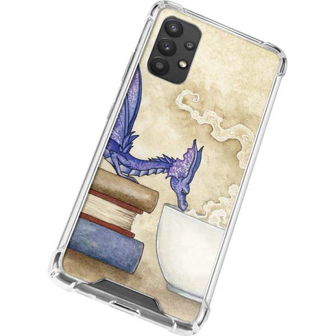 Amy Brown Whats in Here Coffee Dragon Galaxy A32 5G Clear Case