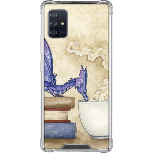 Amy Brown Whats in Here Coffee Dragon Galaxy A51 5G Clear Case