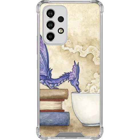 Amy Brown Whats in Here Coffee Dragon Galaxy A53 5G Clear Case