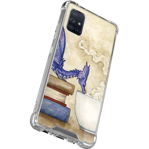 Amy Brown Whats in Here Coffee Dragon Galaxy A71 5G Clear Case