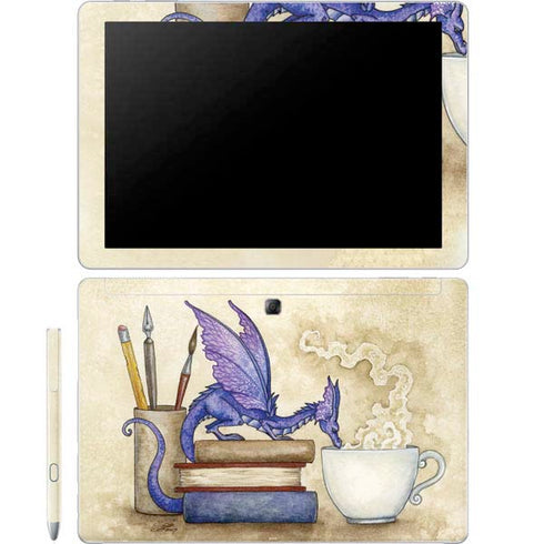 Amy Brown Whats in Here Coffee Dragon Galaxy Book 12in Skin