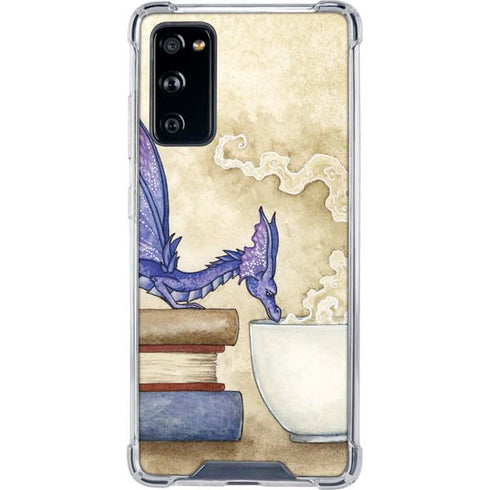 Amy Brown Whats in Here Coffee Dragon Galaxy S20 FE Clear Case