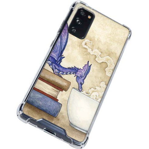 Amy Brown Whats in Here Coffee Dragon Galaxy S20 FE Clear Case