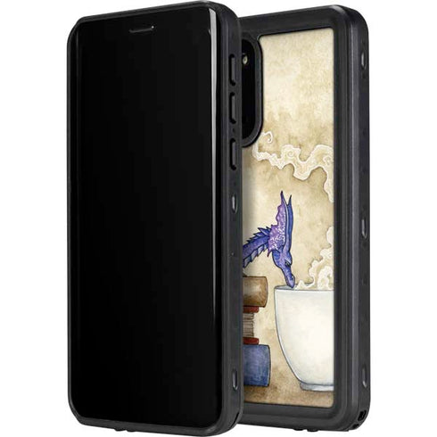 Amy Brown Whats in Here Coffee Dragon Galaxy S20 Plus Waterproof Case