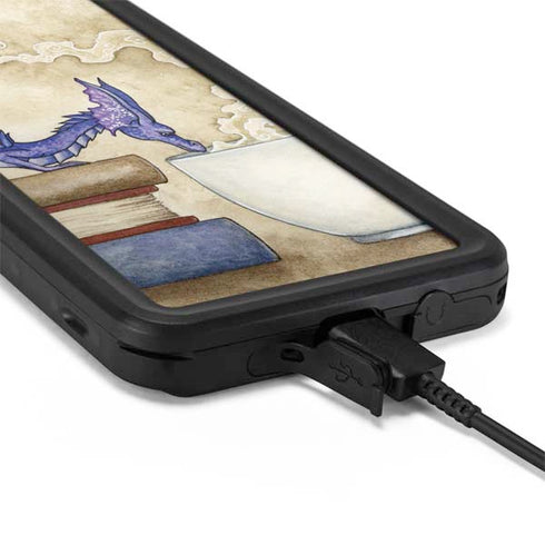 Amy Brown Whats in Here Coffee Dragon Galaxy S20 Waterproof Case