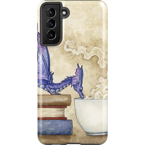 Amy Brown Whats in Here Coffee Dragon Galaxy S21 Plus 5G Pro Case