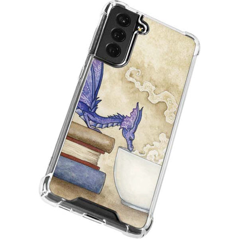 Amy Brown Whats in Here Coffee Dragon Galaxy S22 Plus Clear Case