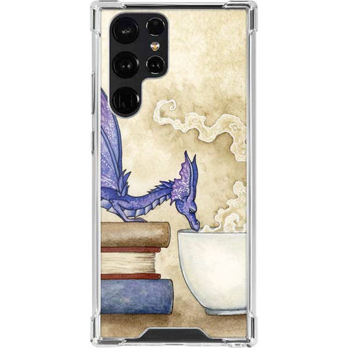 Amy Brown Whats in Here Coffee Dragon Galaxy S22 Ultra Clear Case