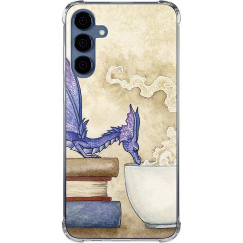 Whats in Here Coffee Dragon by Amy Brown Galaxy S24 Clear Case