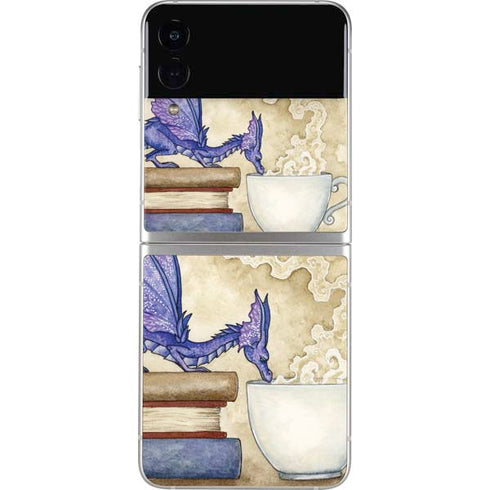 Amy Brown Whats in Here Coffee Dragon Galaxy Z Flip4 5G Skin