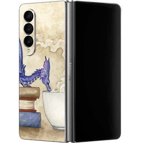 Amy Brown Whats in Here Coffee Dragon Galaxy Z Fold4 5G Skin