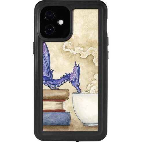 Amy Brown Whats in Here Coffee Dragon iPhone 12 Mini Waterproof Case