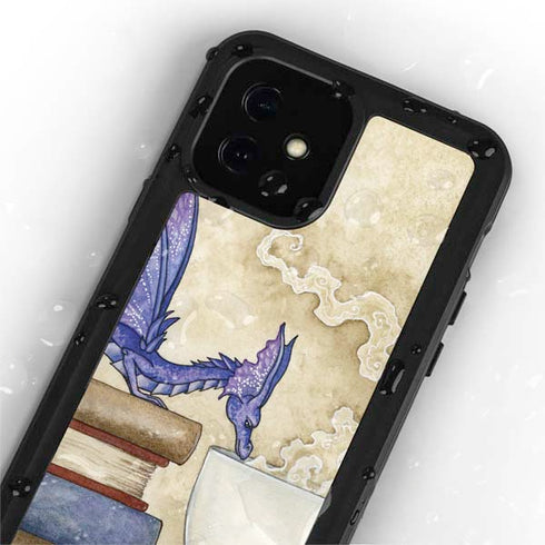 Amy Brown Whats in Here Coffee Dragon iPhone 12 Mini Waterproof Case