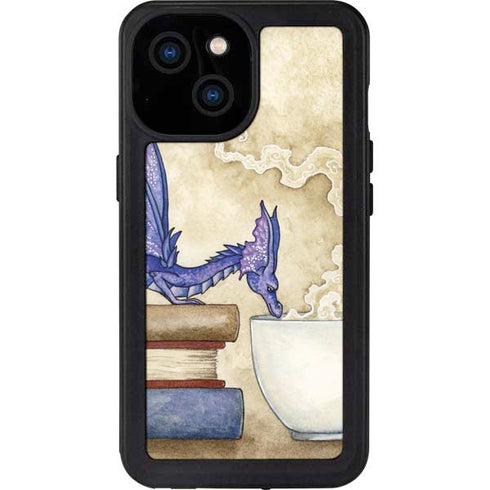 Amy Brown Whats in Here Coffee Dragon iPhone 13 Mini Waterproof Case