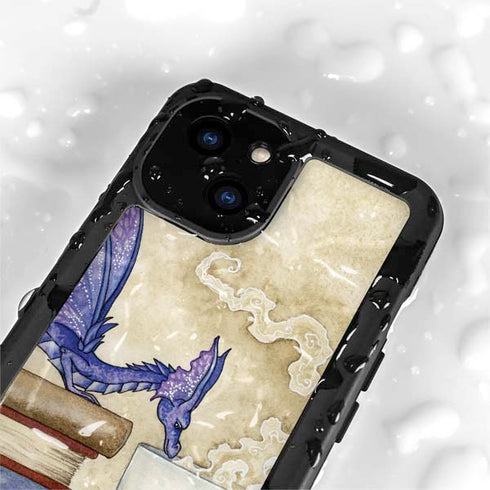 Amy Brown Whats in Here Coffee Dragon iPhone 13 Mini Waterproof Case