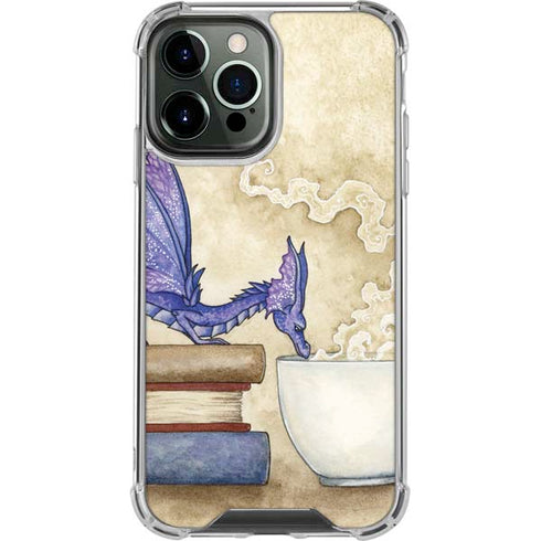 Amy Brown Whats in Here Coffee Dragon iPhone 13 Pro Max Clear Case