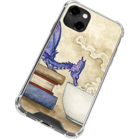 Amy Brown Whats in Here Coffee Dragon iPhone 14 Clear Case