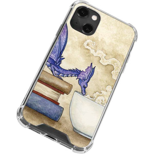 Amy Brown Whats in Here Coffee Dragon iPhone 14 Plus Clear Case