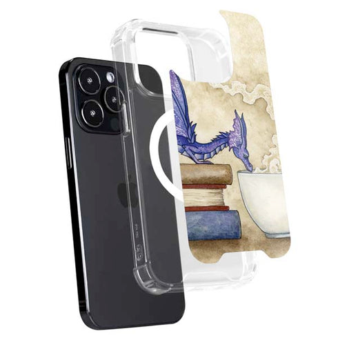 Whats in Here Coffee Dragon by Amy Brown iPhone 15 Pro MagSafe Case