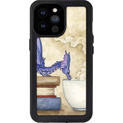 Amy Brown Whats in Here Coffee Dragon iPhone 14 Pro Max Waterproof Case