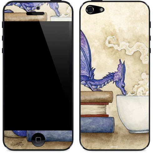 Amy Brown Whats in Here Coffee Dragon iPhone 5/5s/5SE Skin
