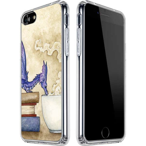 Amy Brown Whats in Here Coffee Dragon iPhone SE (2nd & 3rd Gen) Clear Case