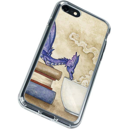 Amy Brown Whats in Here Coffee Dragon iPhone SE (2nd & 3rd Gen) Clear Case