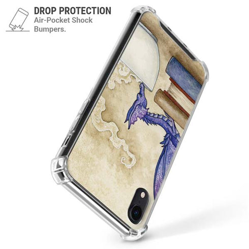 Whats in Here Coffee Dragon by Amy Brown iPhone XR Clear Case