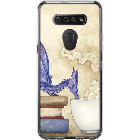 Whats in Here Coffee Dragon by Amy Brown LG K51/Q51 Clear Case