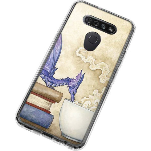 Whats in Here Coffee Dragon by Amy Brown LG K51/Q51 Clear Case