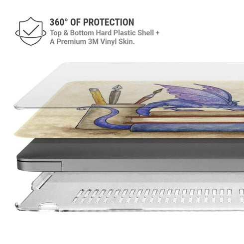 Whats in Here Coffee Dragon by Amy Brown MacBook Pro 16in (2021-25) Case plus Skin