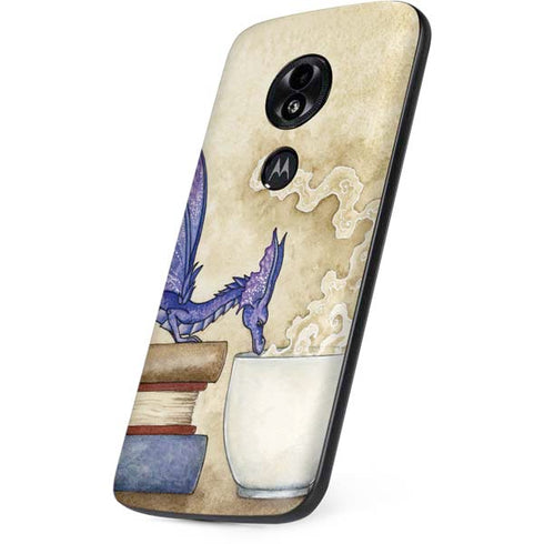 Amy Brown Whats in Here Coffee Dragon Moto E5 Play Skin