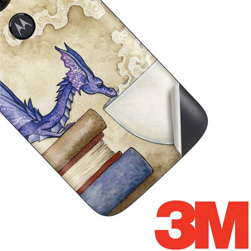 Amy Brown Whats in Here Coffee Dragon Moto E5 Play Skin