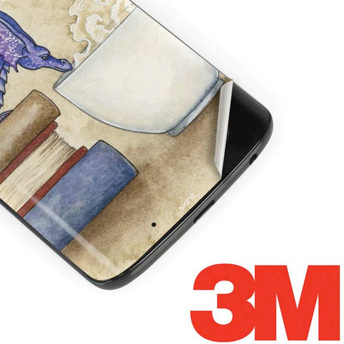 Amy Brown Whats in Here Coffee Dragon Moto G6 Skin