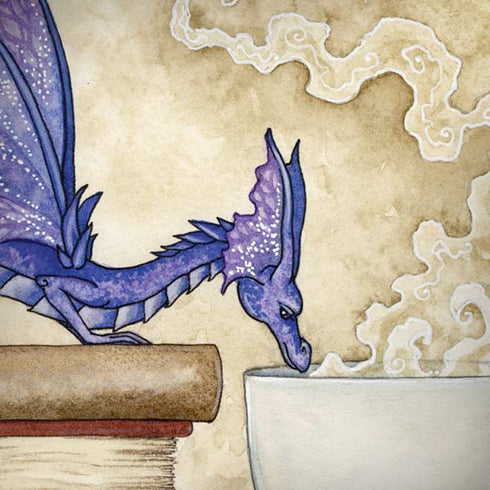 Amy Brown Whats in Here Coffee Dragon Moto G6 Skin