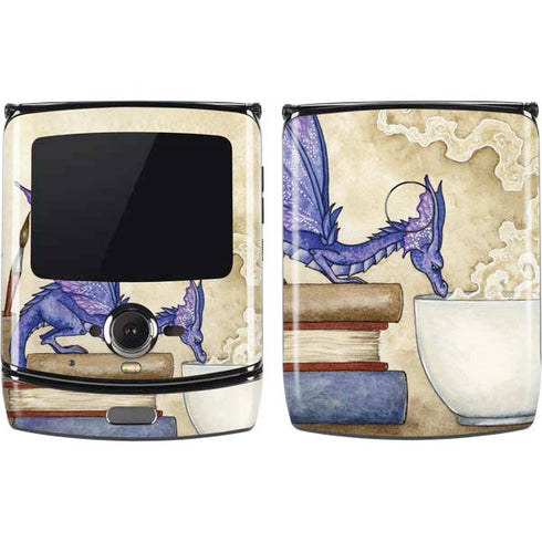 Amy Brown Whats in Here Coffee Dragon Motorola RAZR Skin