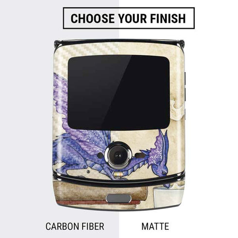 Amy Brown Whats in Here Coffee Dragon Motorola RAZR Skin