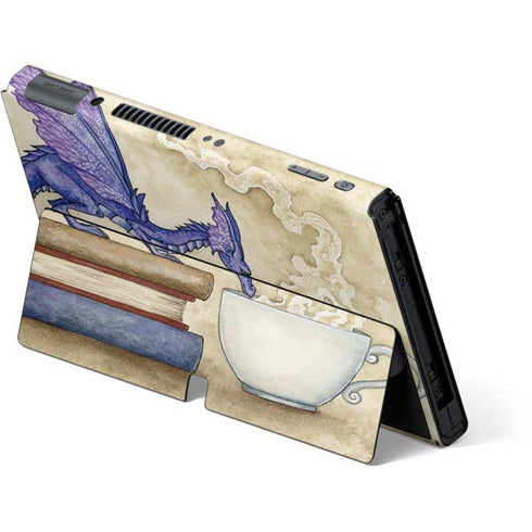 Amy Brown Whats in Here Coffee Dragon Nintendo Switch OLED (2021) Skin