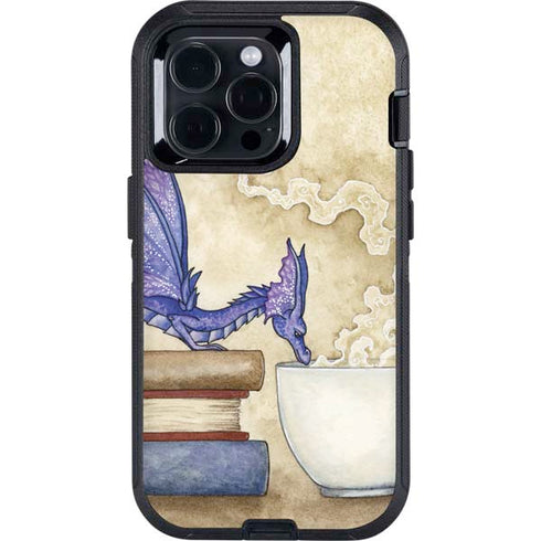Whats in Here Coffee Dragon by Amy Brown Otterbox Defender iPhone Skin