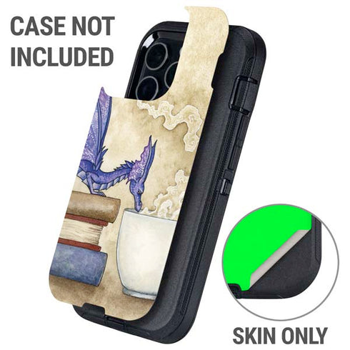 Whats in Here Coffee Dragon by Amy Brown Otterbox Defender iPhone Skin