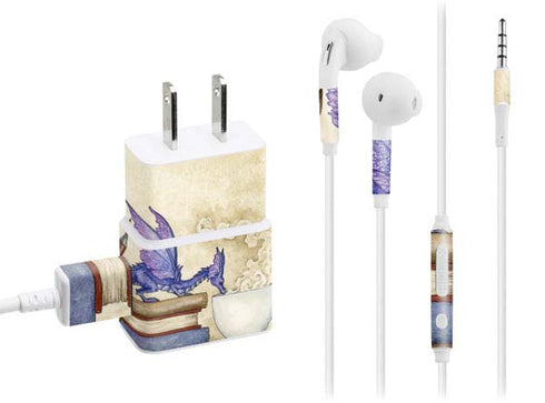 Amy Brown Whats in Here Coffee Dragon Phone Charger Skin