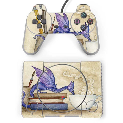 Amy Brown Whats in Here Coffee Dragon PlayStation Classic Bundle Skin